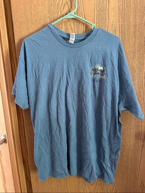 Gildan Outer Banks NC Short-Sleeve Tee in Slate Blue